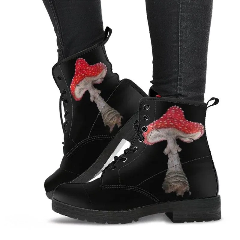 3D Pattern Printed Martin Boots