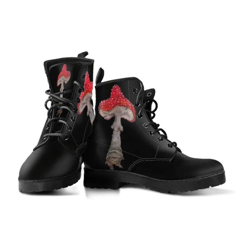 3D Pattern Printed Martin Boots