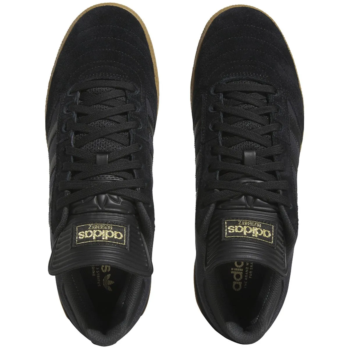Adidas Busenitz Skateboard Shoe - Core Black/Carbon/Gold Metallic