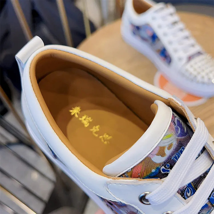 ALISANDRO MOQUEN TRENDZA CASUAL SNEAKER WITH RIVET
