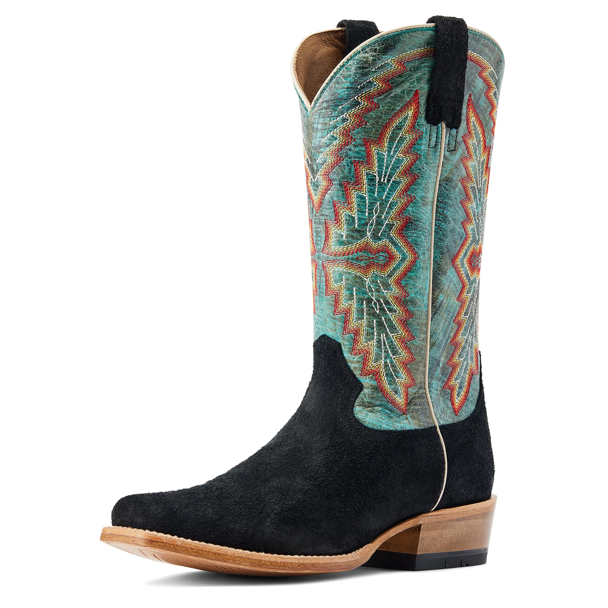 Ariat Futurity Showman Black Roughout Western Boot