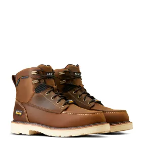 Ariat Rebar Lift 6" Waterproof Composite Toe Distressed Brown Work Boot