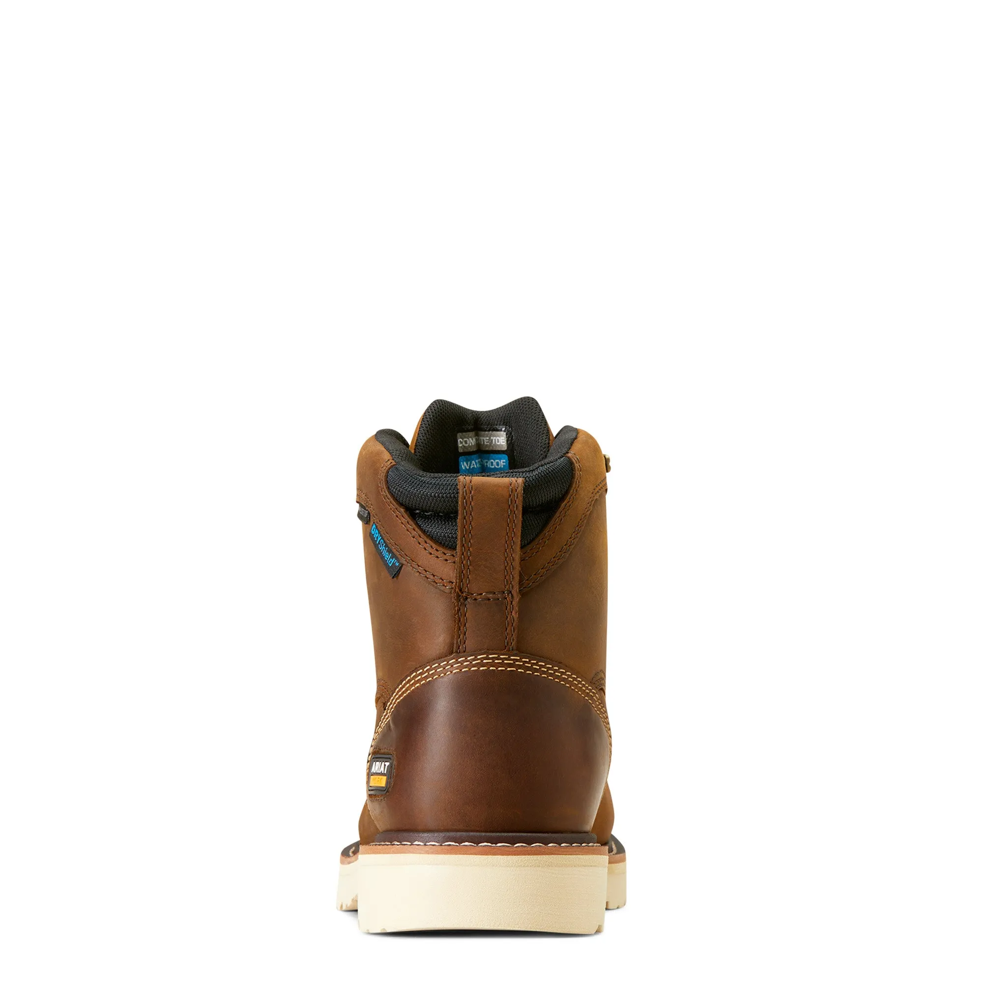 Ariat Rebar Lift 6" Waterproof Composite Toe Distressed Brown Work Boot
