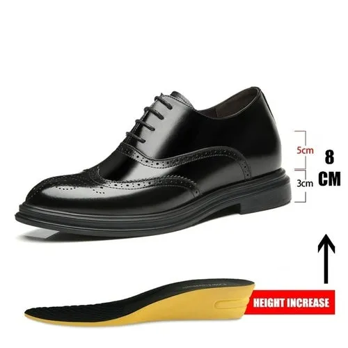Casual Men Brogue Genuine Leather Shoes