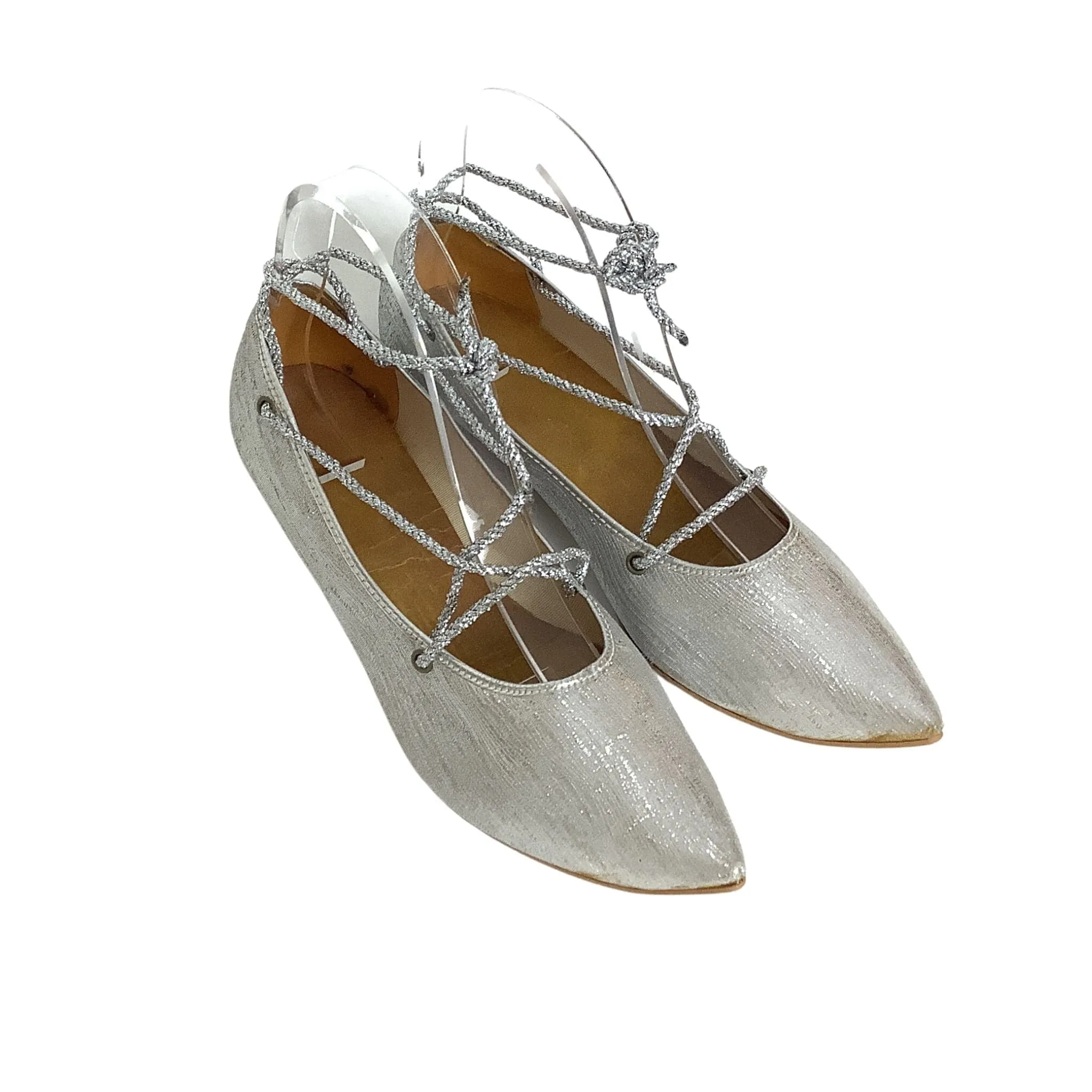 Costume Lurex Flat Shoes