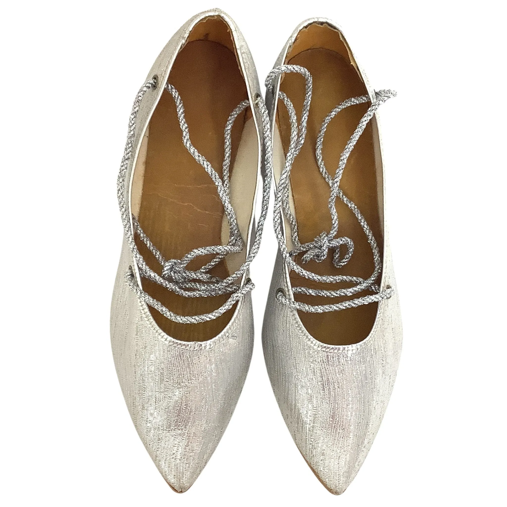 Costume Lurex Flat Shoes