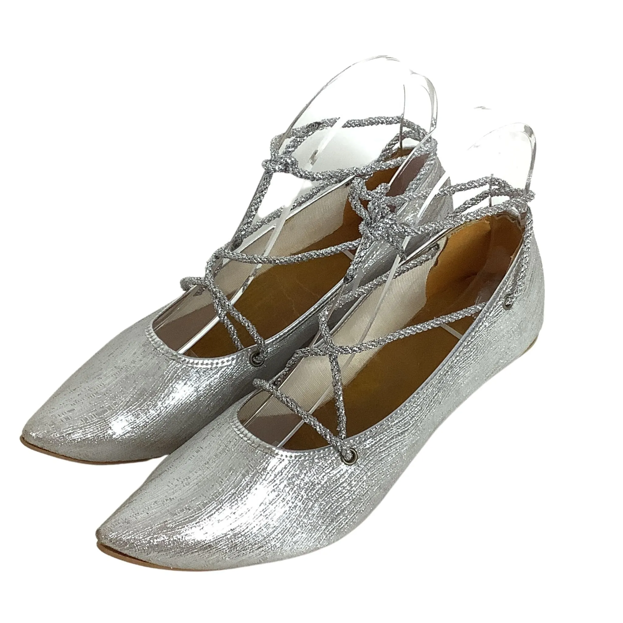 Costume Lurex Flat Shoes