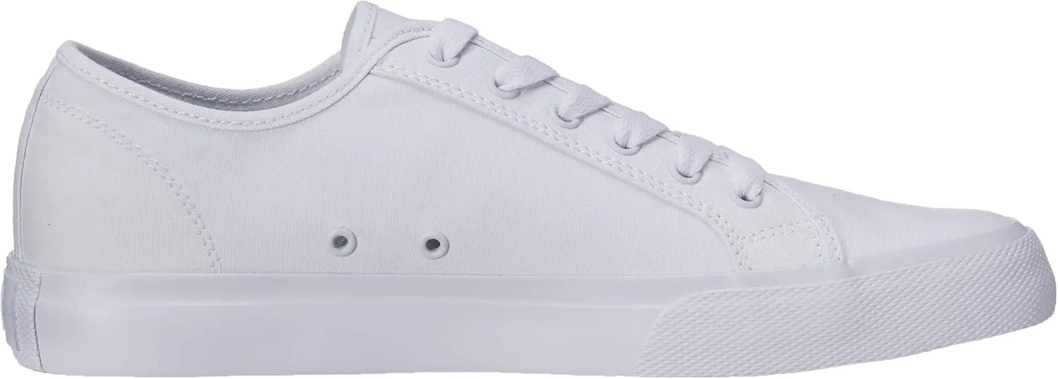 DC Men's Manual Low Top Vegan Friendly Casual Skate Shoe