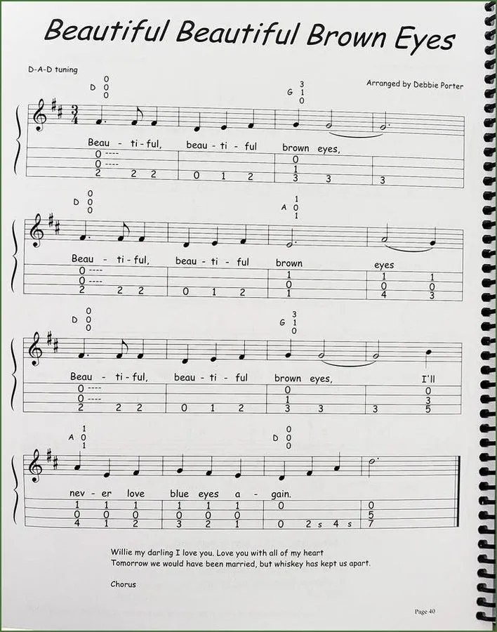 Debbie Porter - A Treasury Of Tunes For Fretted Dulcimer