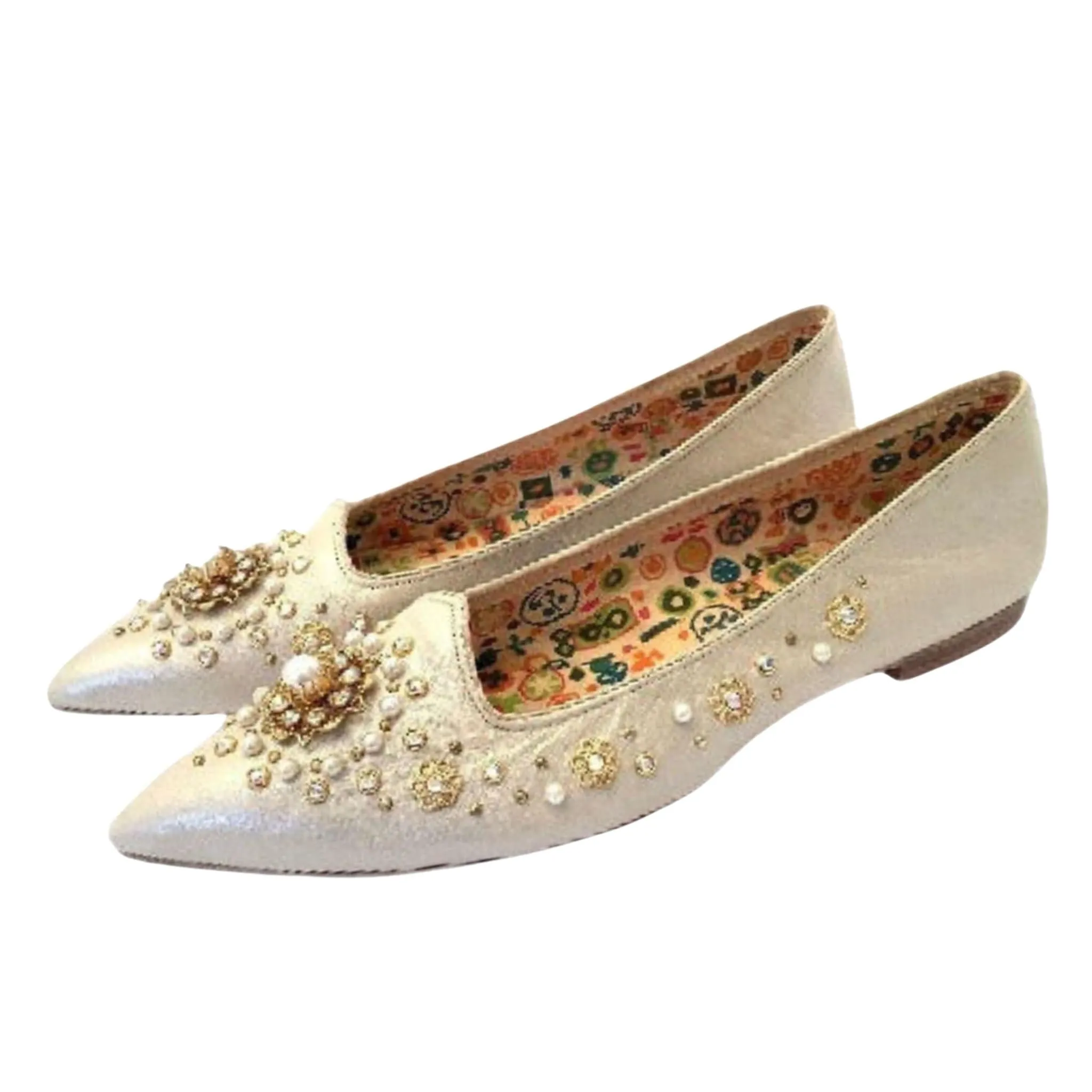 Embellished Ballerina Shoes