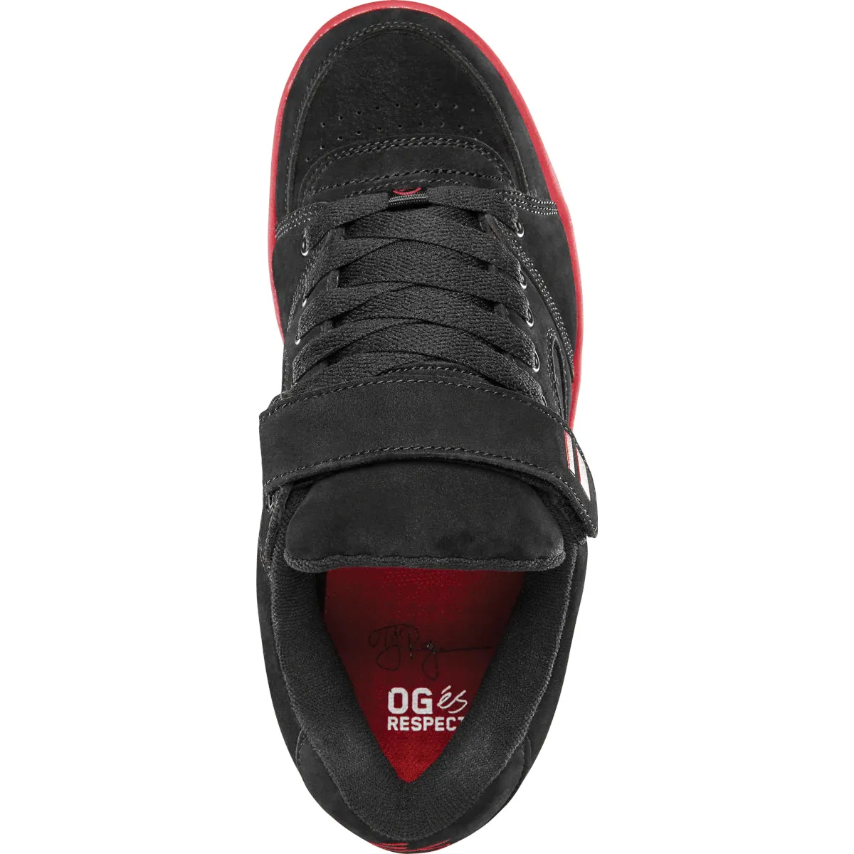 eS Accel OG Plus Skateboard Shoe - Black/Red