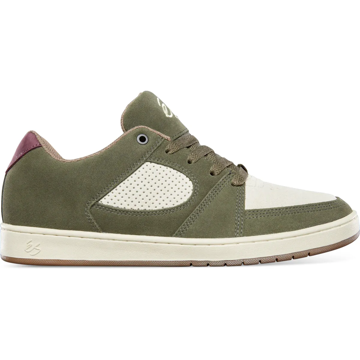 eS Accel Slim Skateboard Shoe - Olive/Tan