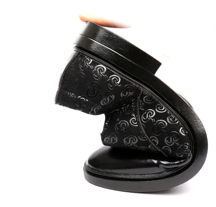 Jinquedai Slip on Men Dress Shoes Fashion Male Oxfords Italian Business Formal Men's Shoes New Wedding Party Leather Mens Suits Shoe