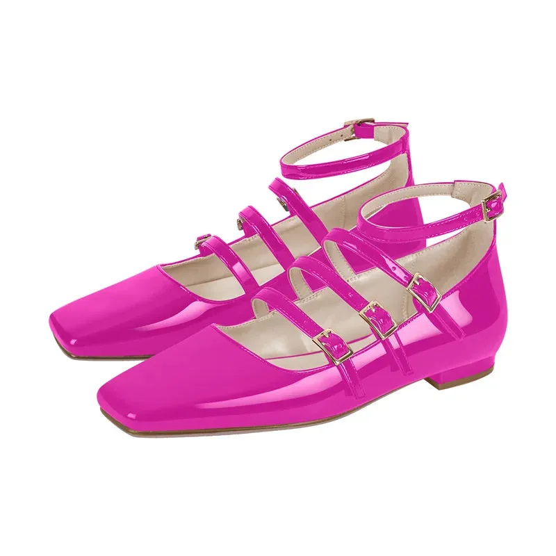 Mary Jane Flat Pumps