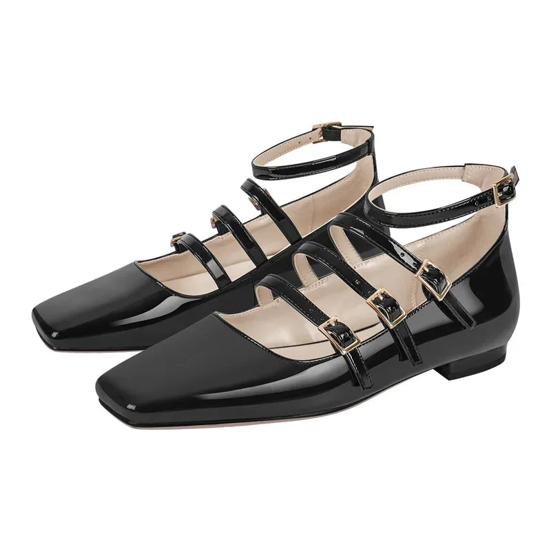 Mary Jane Flat Pumps