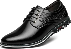 Men's Casual Dress Shoes Comfortable Fashion Dress Sneakers Men Office Classic Mens Oxfords Leather Business Casual Shoes Formal