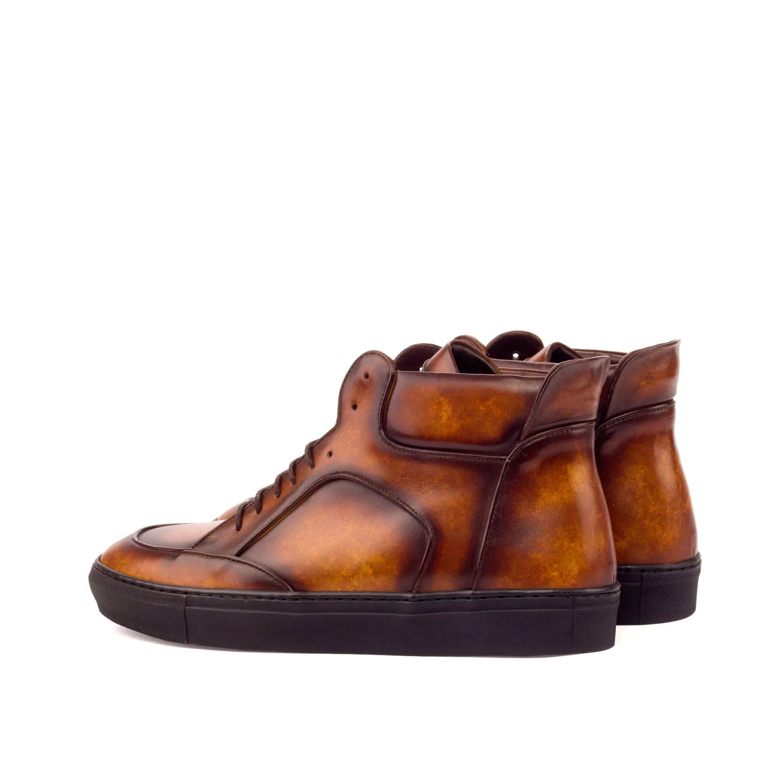 Men's High Top Multi Sneakers Patina Wide Plus Size 3387