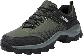 Men's Hiking Shoe Walking Running Shoes for Men with Arch Support Fashion Outdoor Low-Top Sneakers Slip on Tennis Athletic Gym Workout Training Shoes