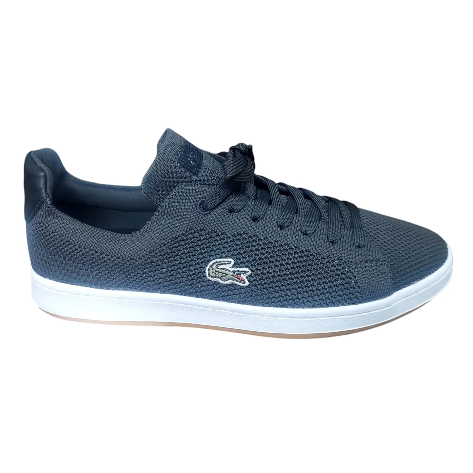 Men's Lacoste Carnaby Pique Textile Trainers Baige Sole