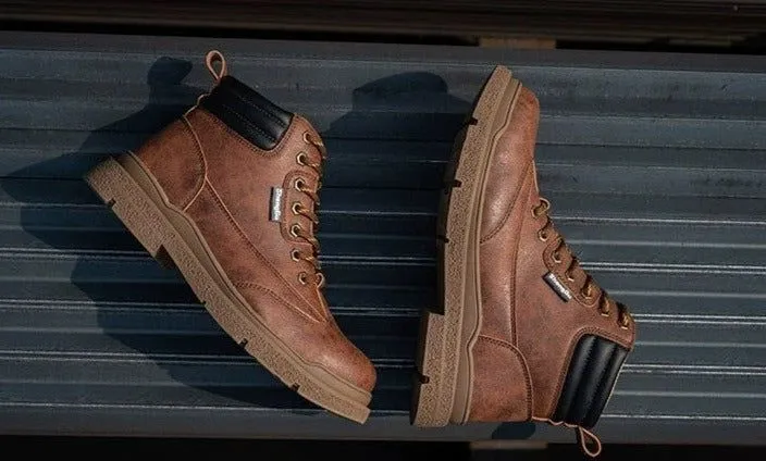 Men's Leather Casual Shoes For Men's MCSK31 Work Safety Boots