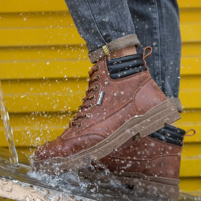 Men's Leather Casual Shoes For Men's MCSK31 Work Safety Boots