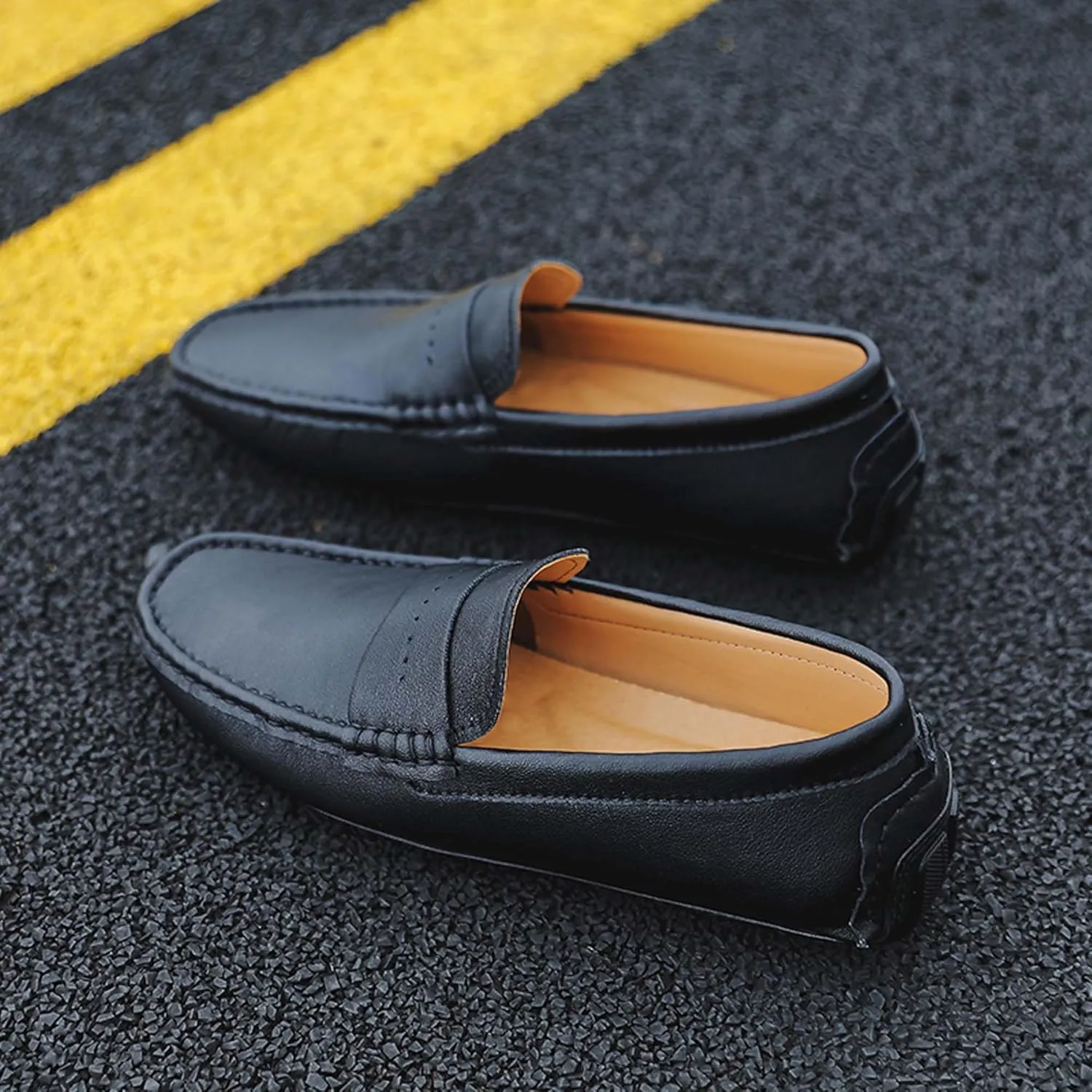 Men's Loafers-Comfortable Driving Shoes-Lightweight Casual Shoes-Non-Slip Walking Shoes-Outdoor Casual Walking Shoes-Fashion Sneakers-Large Men's Shoes-5-15 US Sizes