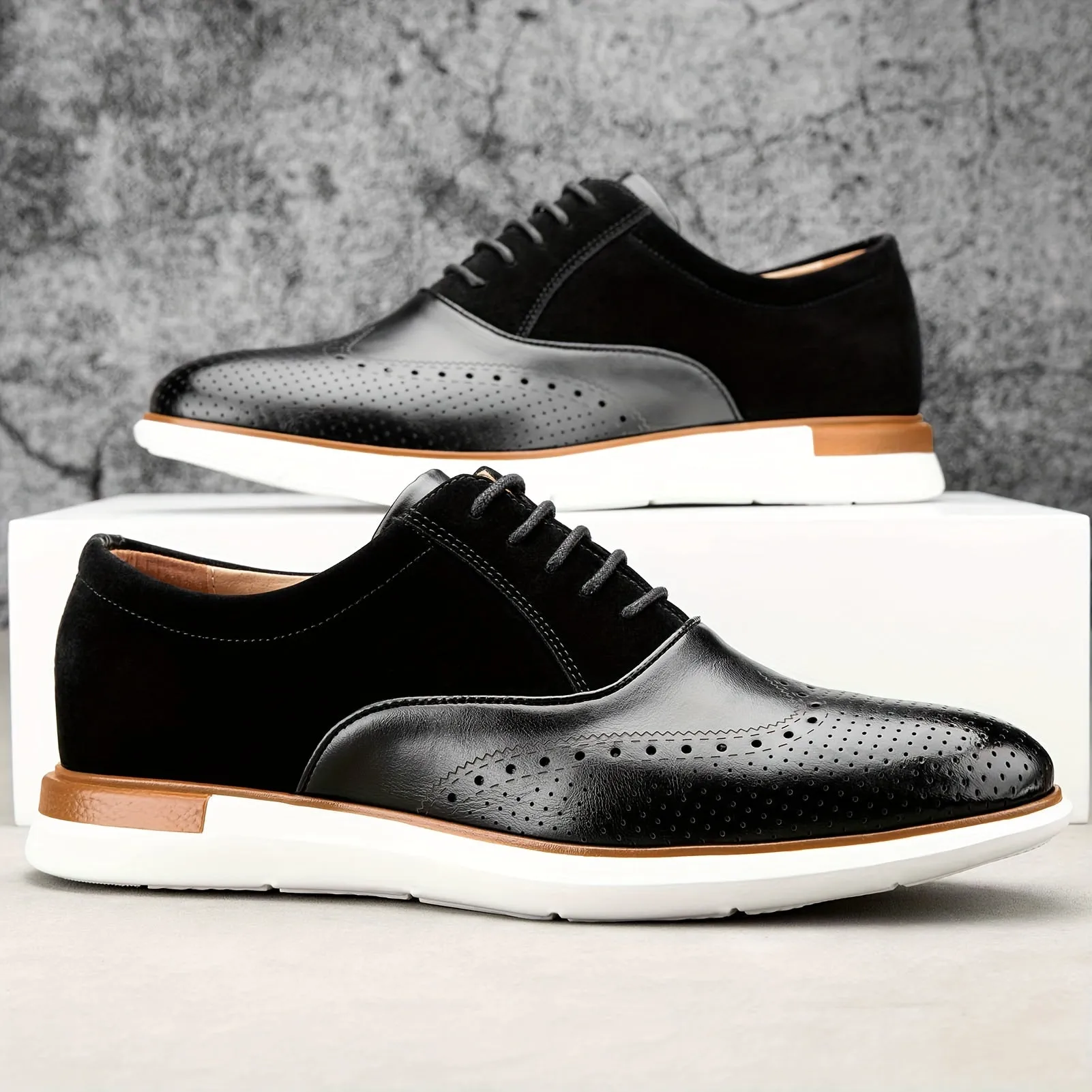 Men's oxfords Business Lace Up Shoes Soft Comfortable Shoes