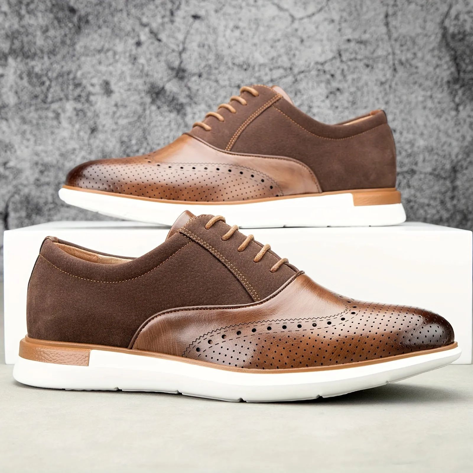 Men's oxfords Business Lace Up Shoes Soft Comfortable Shoes