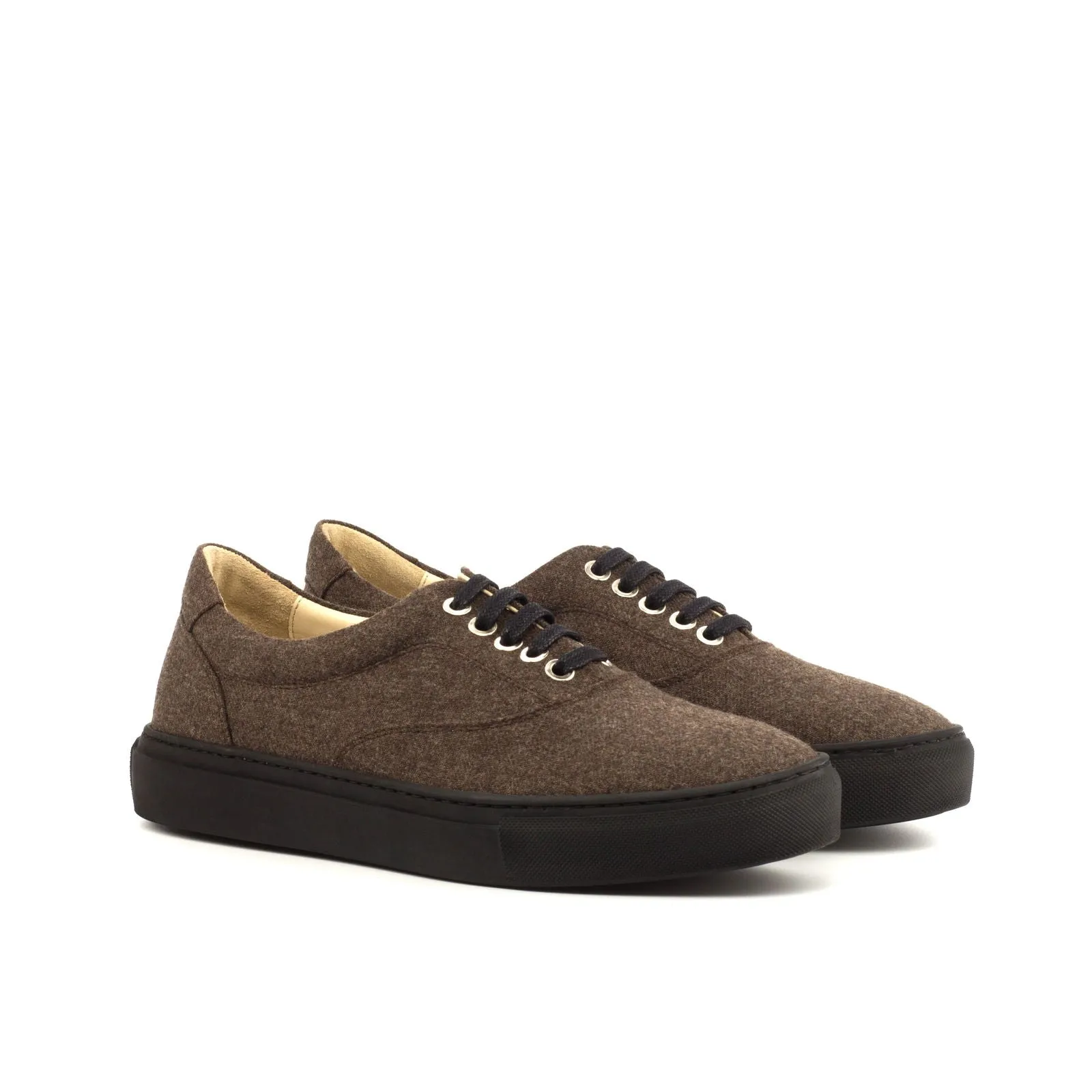 Men's Top Sider Sneakers Wide Plus Size Brown 4210