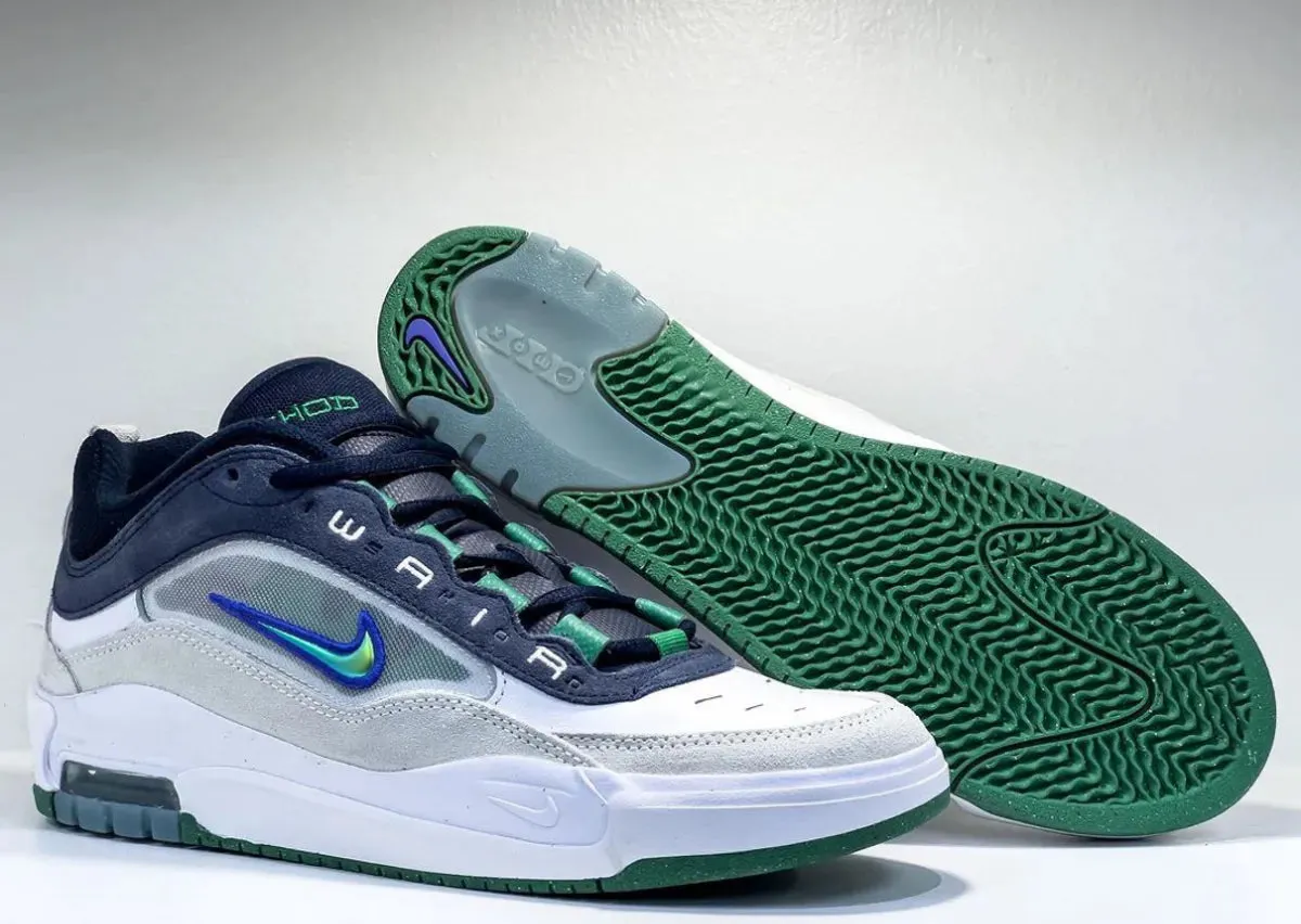 Nike Air Max Ishod White/Persian Violet-Obsidian-Pine Green-Summit White