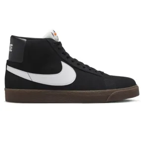 Nike SB Blazer Mid Skate Shoe - Black/White-Black-Sail