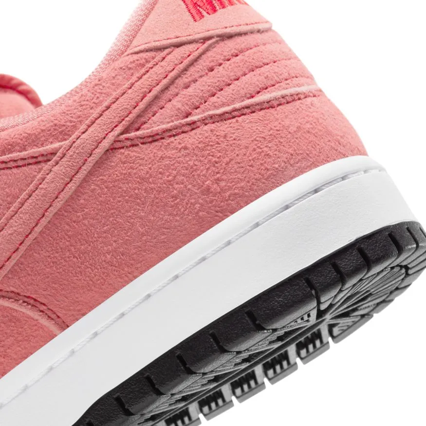 Nike SB D-U-N-k Low Pro Premium Skate Shoe - Atomic Pink/Atomic Pink-University Red