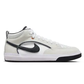Nike SB Leo Baker React Skateboard Shoe - White/Black