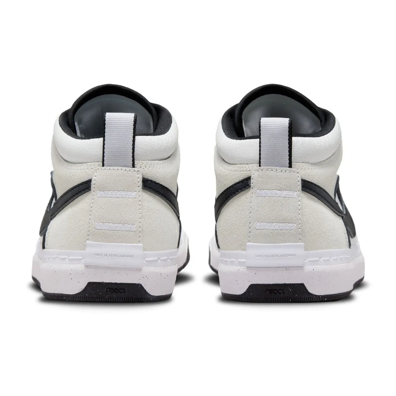 Nike SB Leo Baker React Skateboard Shoe - White/Black