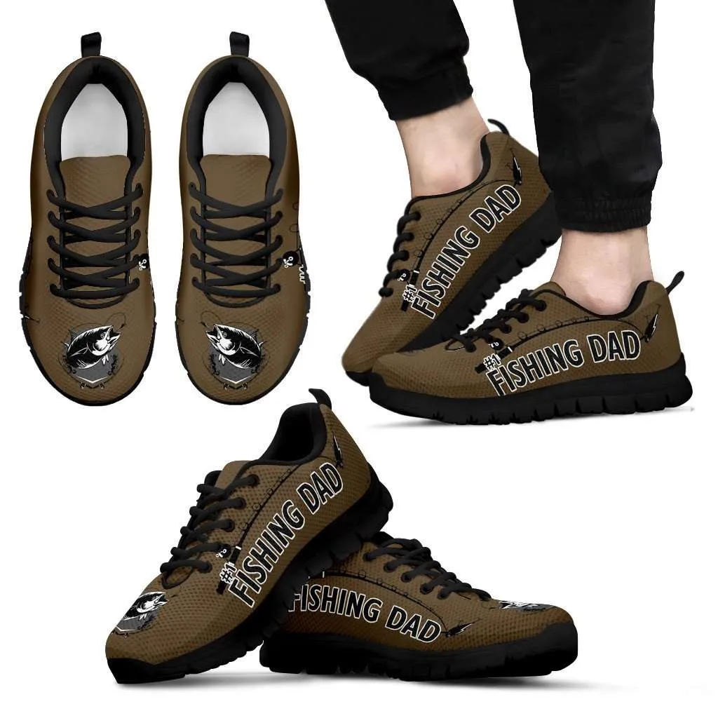 No.1 Fishing Dad - Men's Running Shoes (D)