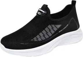 Platform Sneakers for Women Slip On Zapatos Antiderrapantes para Mujer Casual Shoes for Women Trendy Slip Ons Womens Black Size 7 Wide Sneakers Zapatos De Piel para Mujer Suaves Y Comodos De Vestir