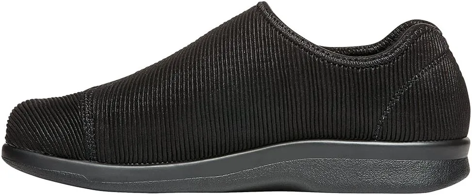 Propt Men's Cush 'N Foot Slip-On Casual Slippers Casual - Black