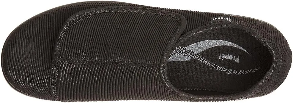 Propt Men's Cush 'N Foot Slip-On Casual Slippers Casual - Black