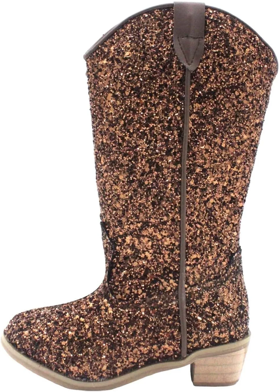 Sequins High Heels Pumps for Girl Waterproof Cowboy Western Boots Boot Knee High Boots Mid Calf Boots