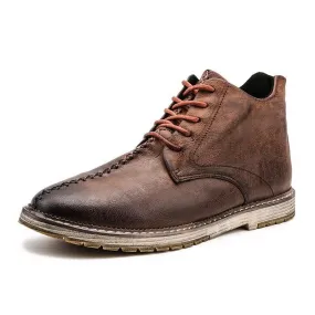 Shoes - Men's Vintage Leather Martin Boots