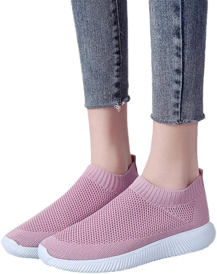 Slip On Shoes Women Lightweight Business Casual Shoes Women's Fashion Sneakers Women's Walking Arch Support Non Slip Work Tennis Shoe Loafers Casual Slip On