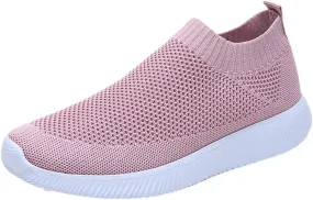 Slip On Shoes Women Lightweight Business Casual Shoes Women's Fashion Sneakers Women's Walking Arch Support Non Slip Work Tennis Shoe Loafers Casual Slip On