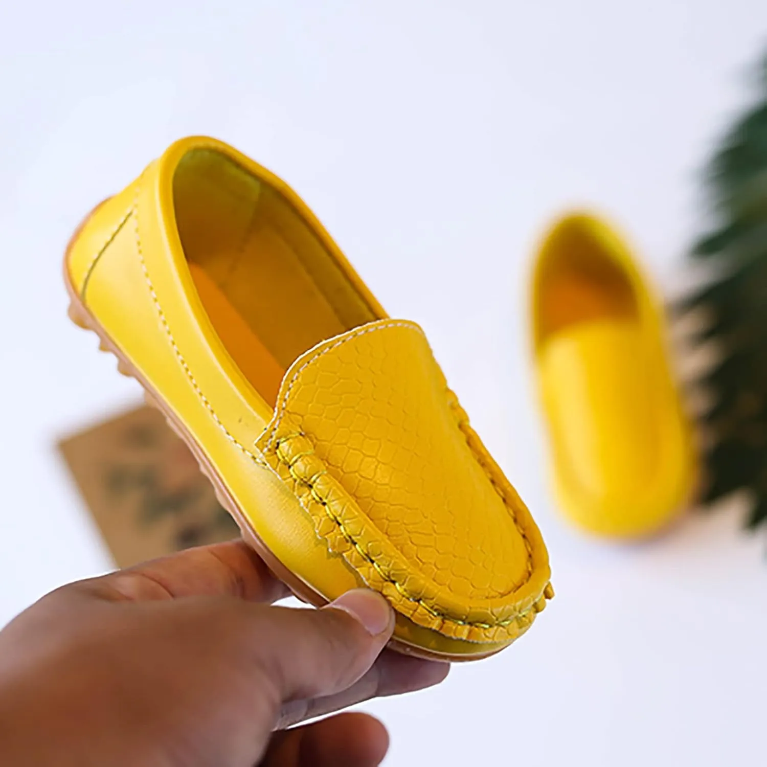 Slip Preschool Shoes Toddler Little Kid Boys Girls Soft Slip On Loafers Dress Flat Shoes Boat Big Sneaker