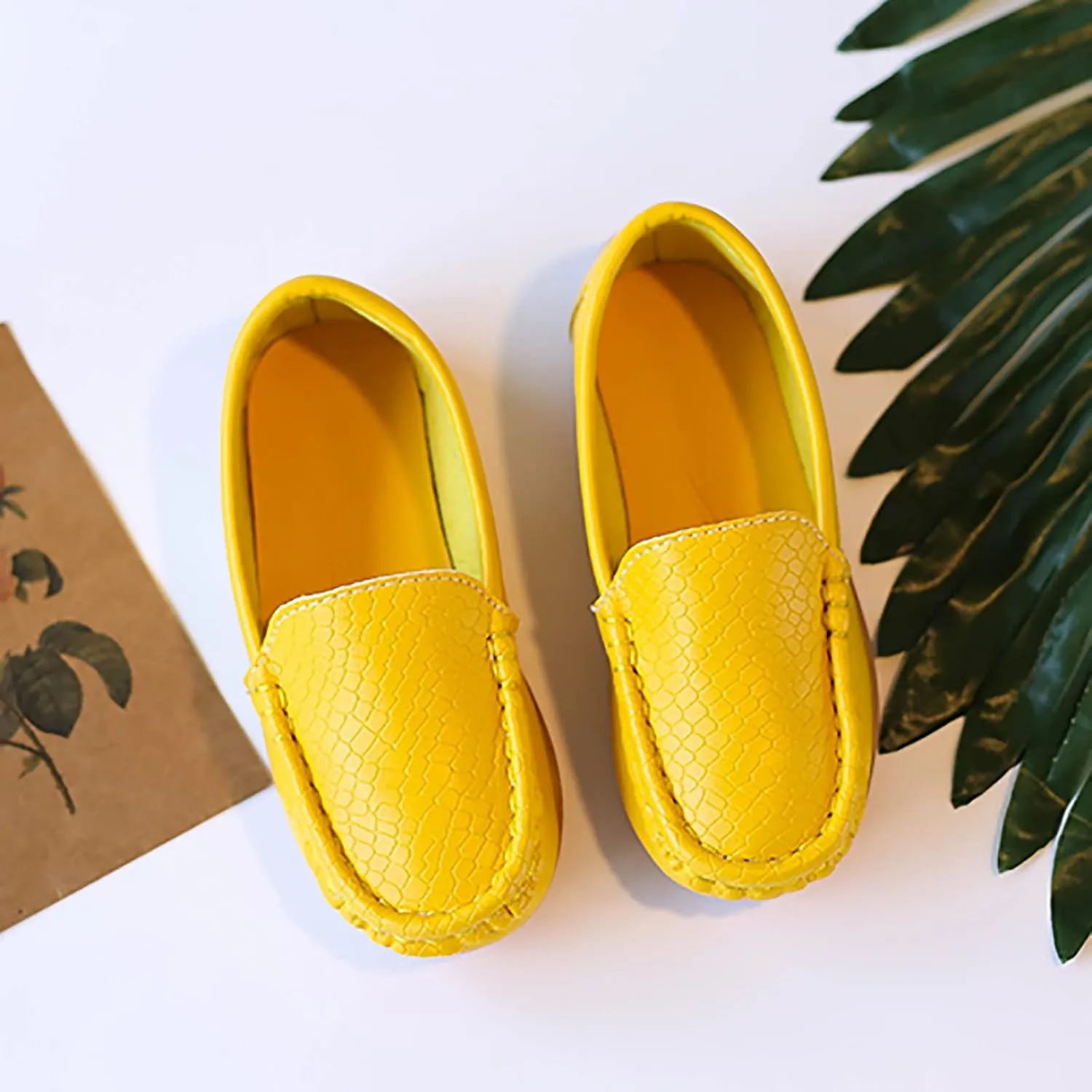 Slip Preschool Shoes Toddler Little Kid Boys Girls Soft Slip On Loafers Dress Flat Shoes Boat Big Sneaker