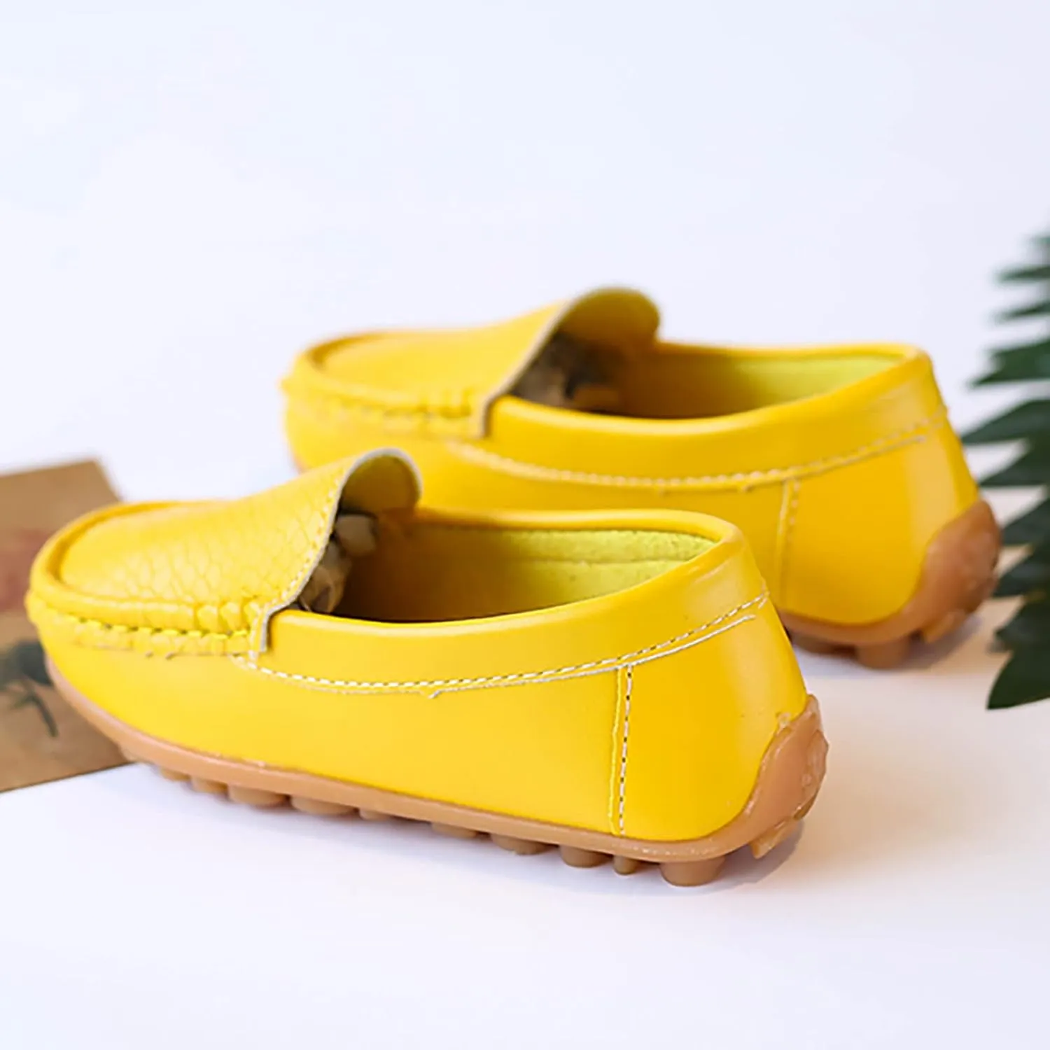 Slip Preschool Shoes Toddler Little Kid Boys Girls Soft Slip On Loafers Dress Flat Shoes Boat Big Sneaker