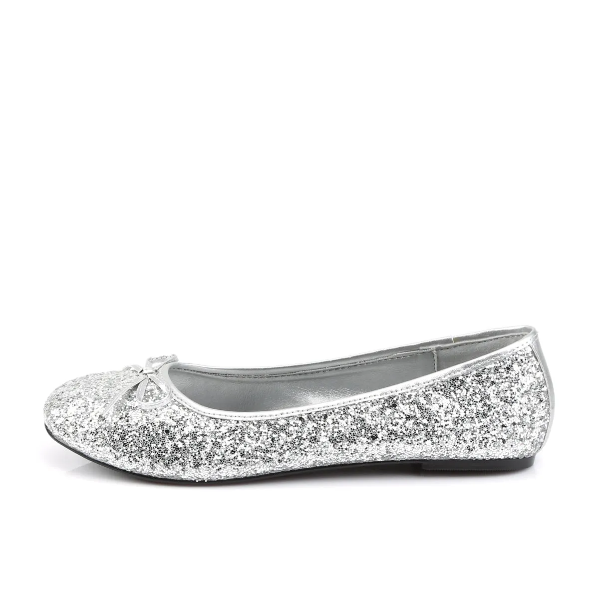 STAR-16G Funtasma Silver Glitter Fancy Dress Women's Shoes (Fantasy Footwear)