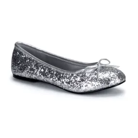 STAR-16G Funtasma Silver Glitter Fancy Dress Women's Shoes (Fantasy Footwear)