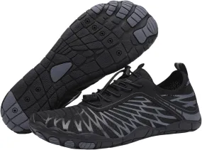 Thatrich Hike Barefoot Shoes for Women Men Wide Toe Box Sneakers Non-Slip Waterproof Comfy Breathable Water Shoe Hiking Travel Athletic Zero Drop Running Grounded Footwear Lightweight Casual Unisex