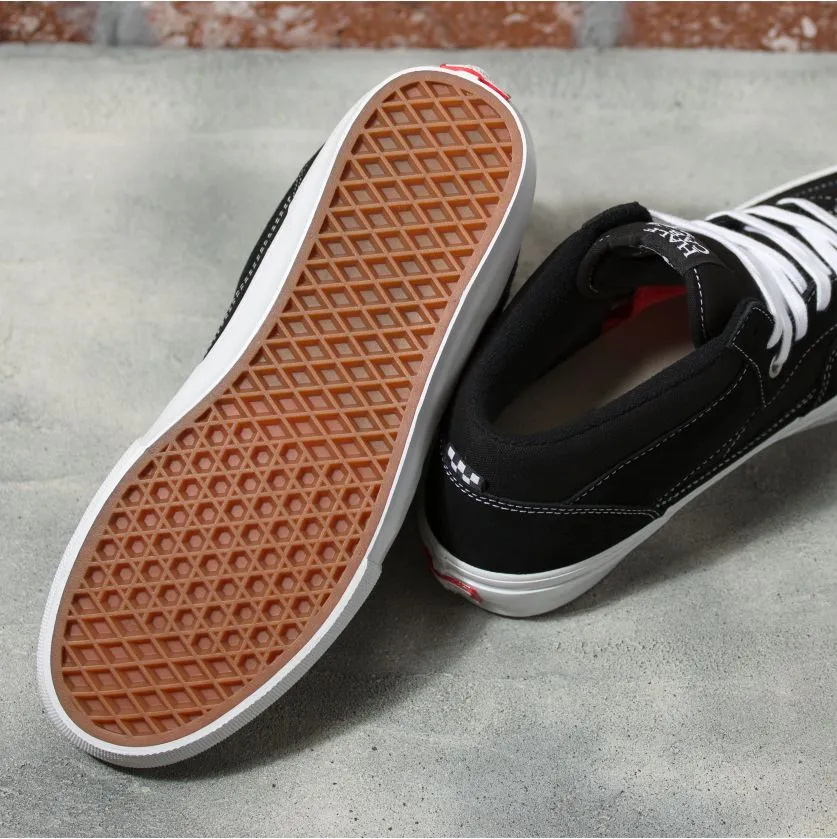 Vans Skate Half Cab Skateboard Shoe - Black/White
