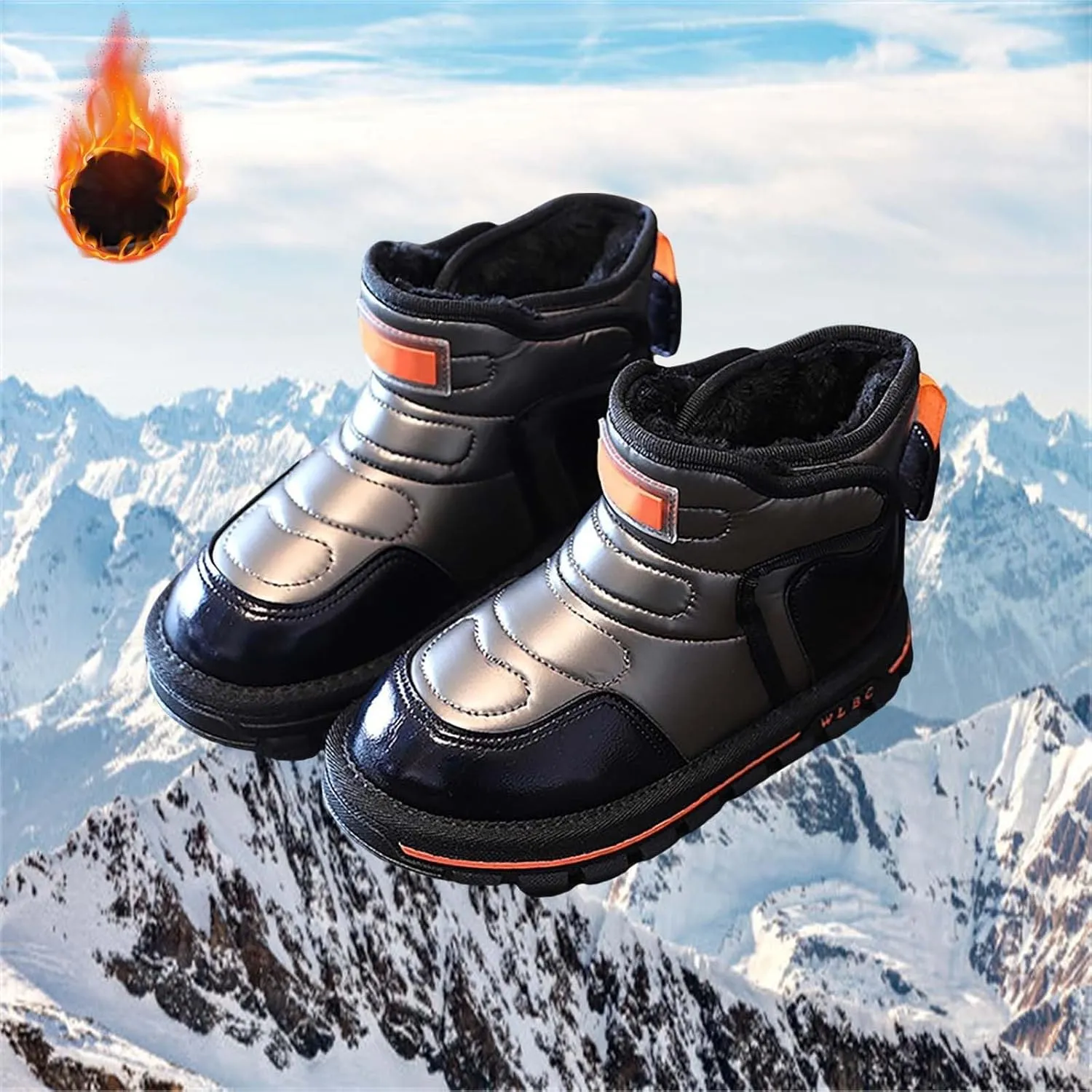 Winter Girls Boys Ankle Boots Kids Comfortable Warm Lined Comfort Casual Sports Shoes for Little Boy Rain Boots Size 6